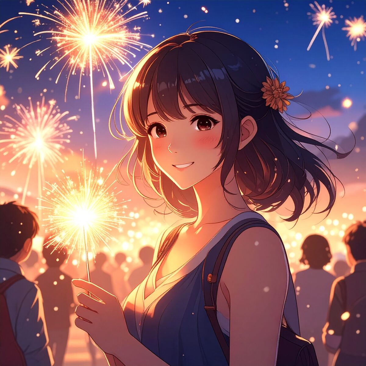 Fireside Memories with Senko Hanabi – A Night of Fading Sparks That Teach Us the Value of Quiet Moments