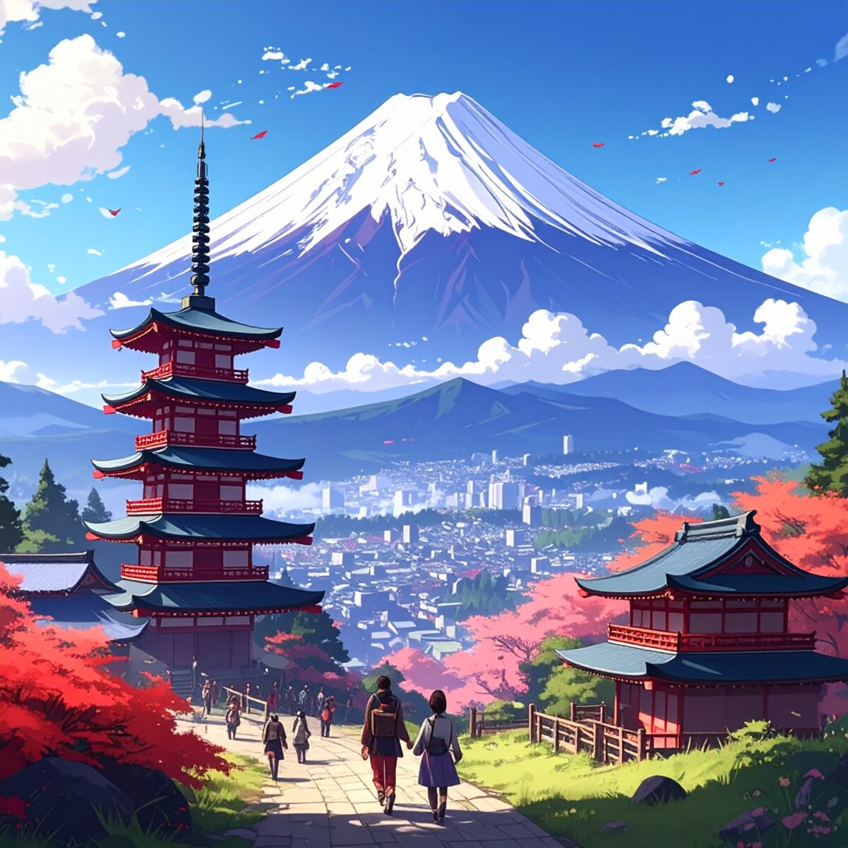 Rising with Pride into the Sky: Mt. Fuji and Castles, the Soul of Japan