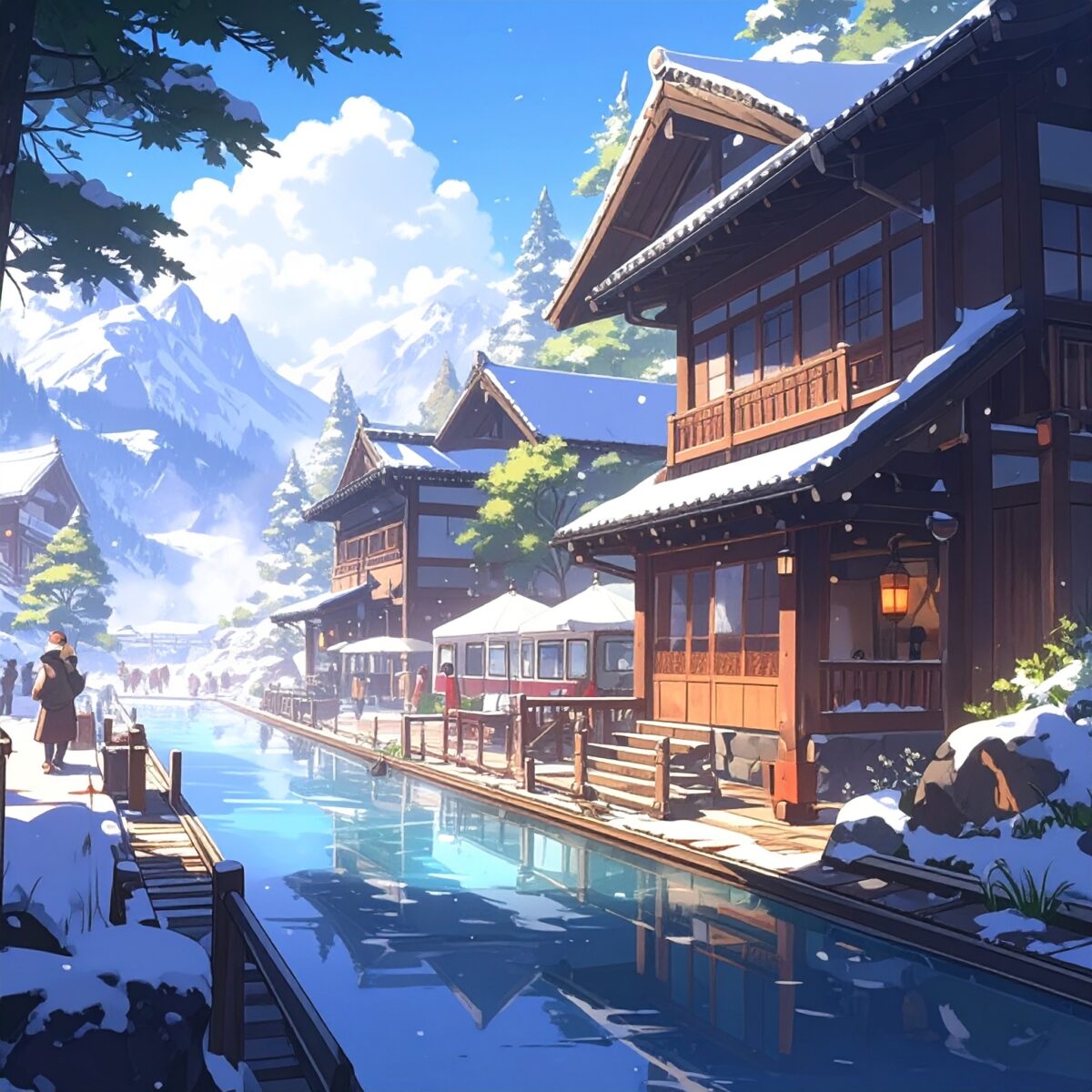 The Elegance of Snow-View Open-Air Baths: Top Tohoku Hot Spring Inns and How to Reach Them by Train