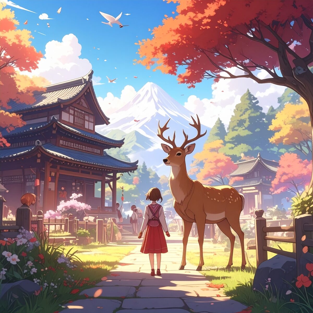 Saying Hello to the Deer in Nara – Like Stepping into a Storybook