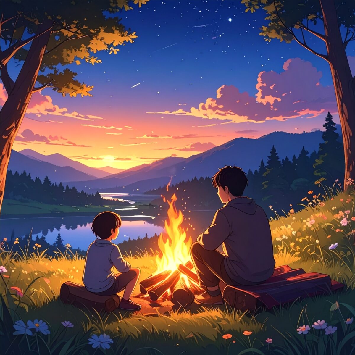 Parent–Child Campfire Workshop in the Forest—Discovering the Warm Connection Between Family and Nature Around the Fire