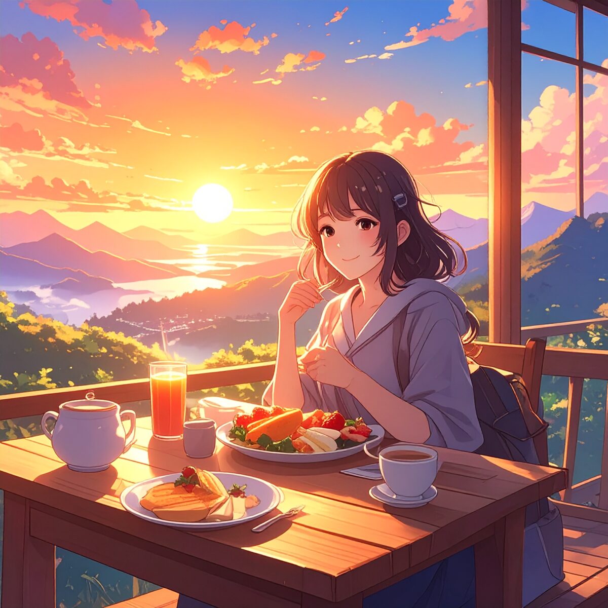 Sunrise and Breakfast on the Mountain—Welcoming the Day in Harmony with Nature, Body, and Spirit